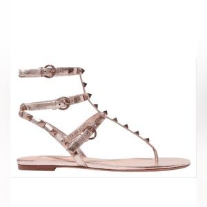 Valentino Garavani Metallic Studded Sandals